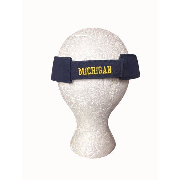 Nike Michigan Wolverines Adjustable Visor Cap embroidered UofM - Picture 3 of 7